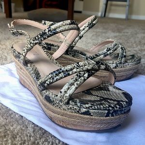 SCHUTZ CORK WEDGES SIZE 6